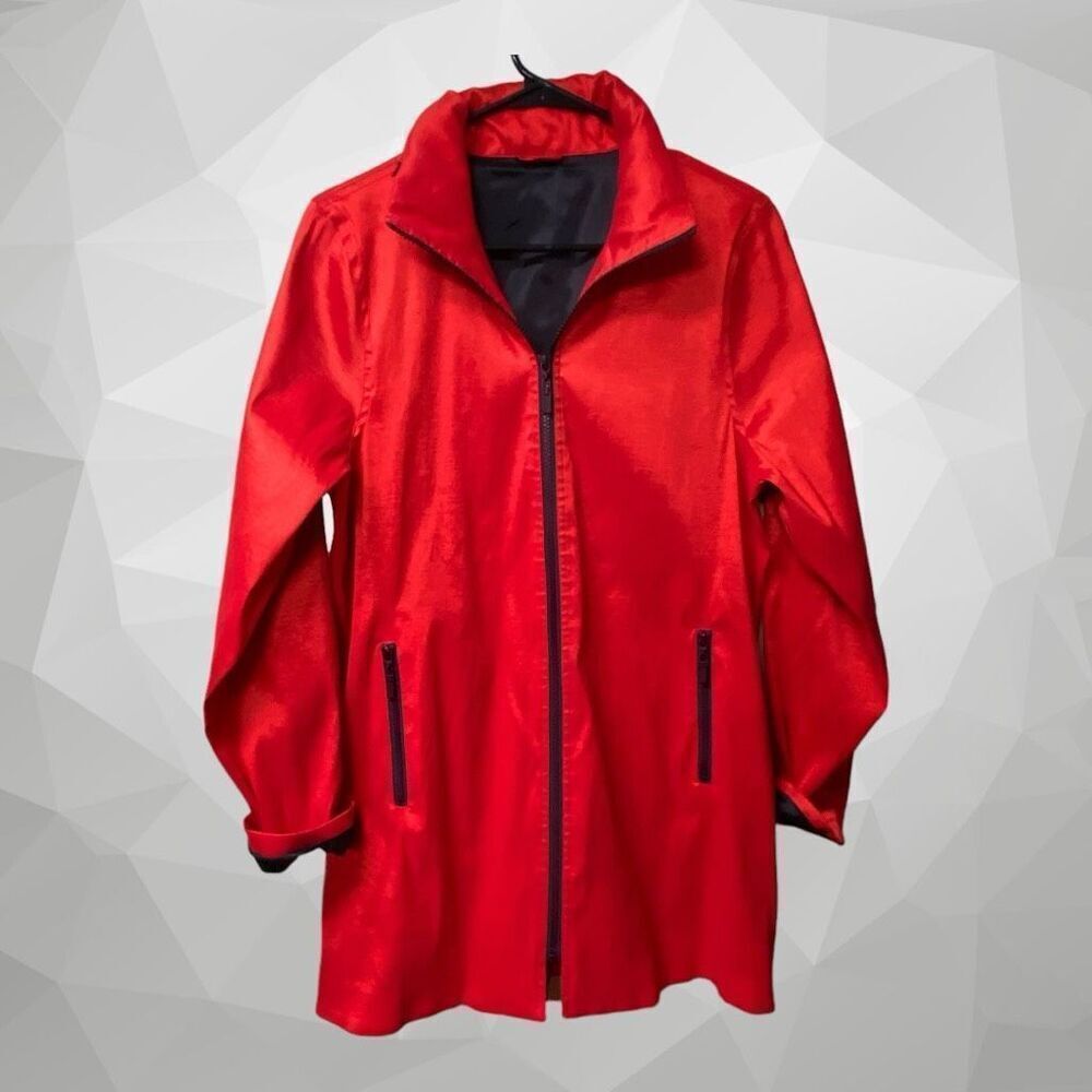 Mycra Pac Spring Stadium Raincoat Jacket Small Red